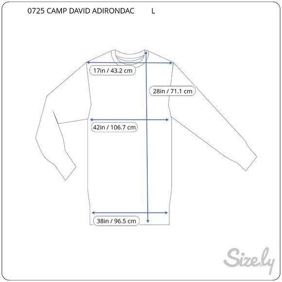 New York Adirondack Mountains Sweatshirt L Long Sleeve Crewneck Tourist - Picture 4 of 9